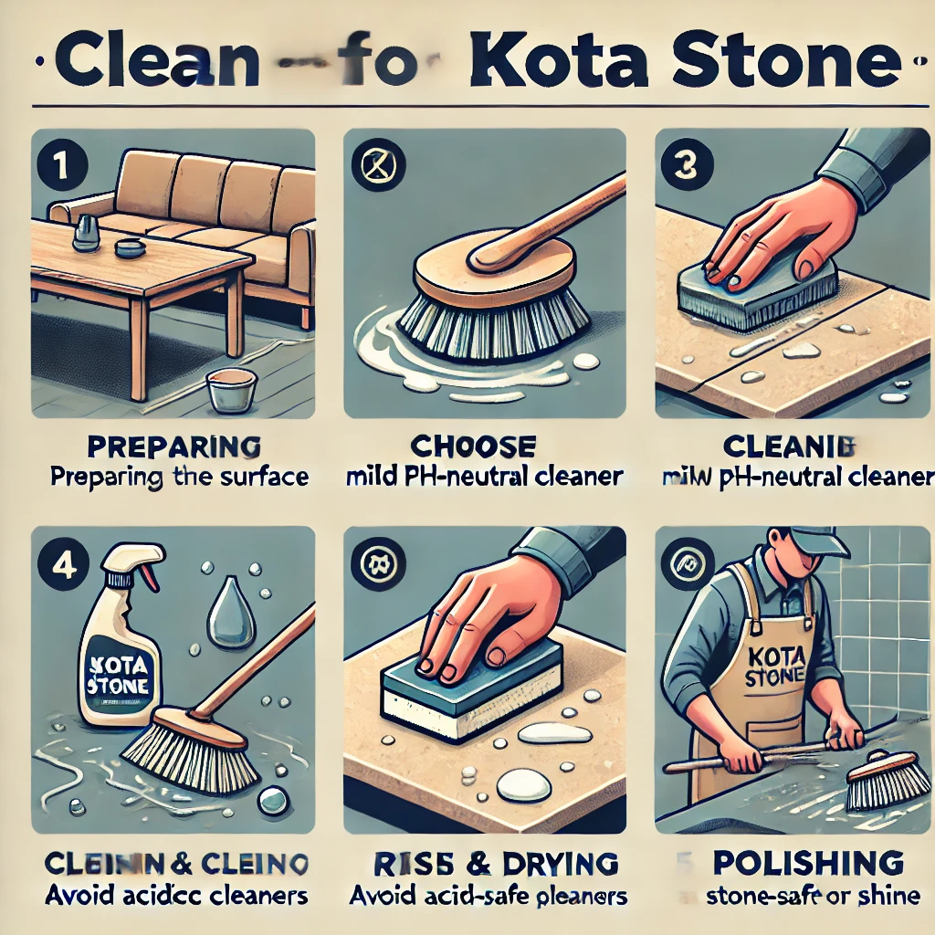 Why Proper Cleaning is Important for Kota Stone