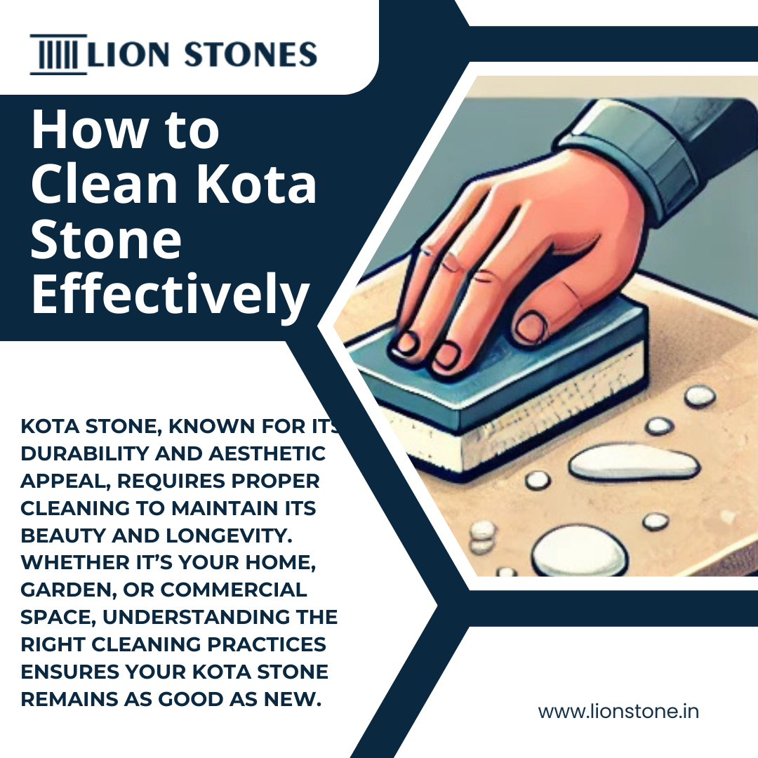 How to Clean Kota Stone Effectively