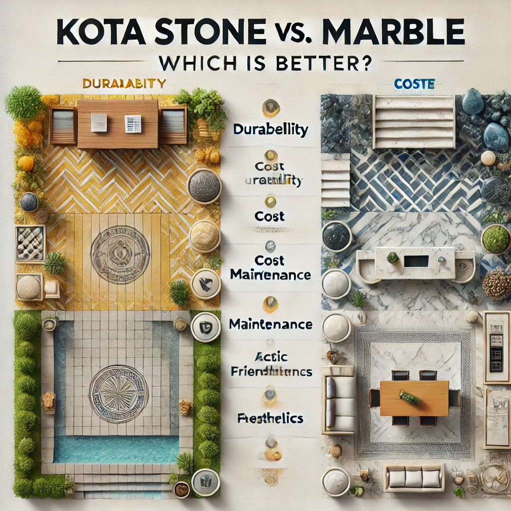 Kota Stone vs. Marble: Which is Better?