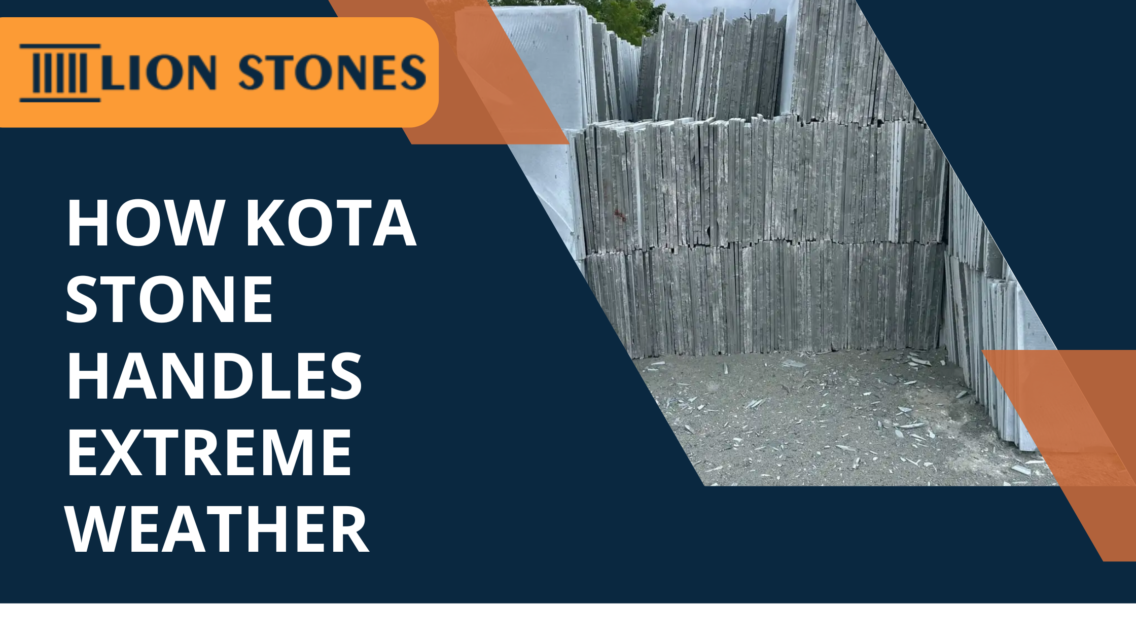 How Kota Stone Handles Extreme Weather