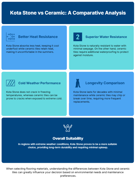 Kota Stone vs Ceramic: A Comparative Analysis